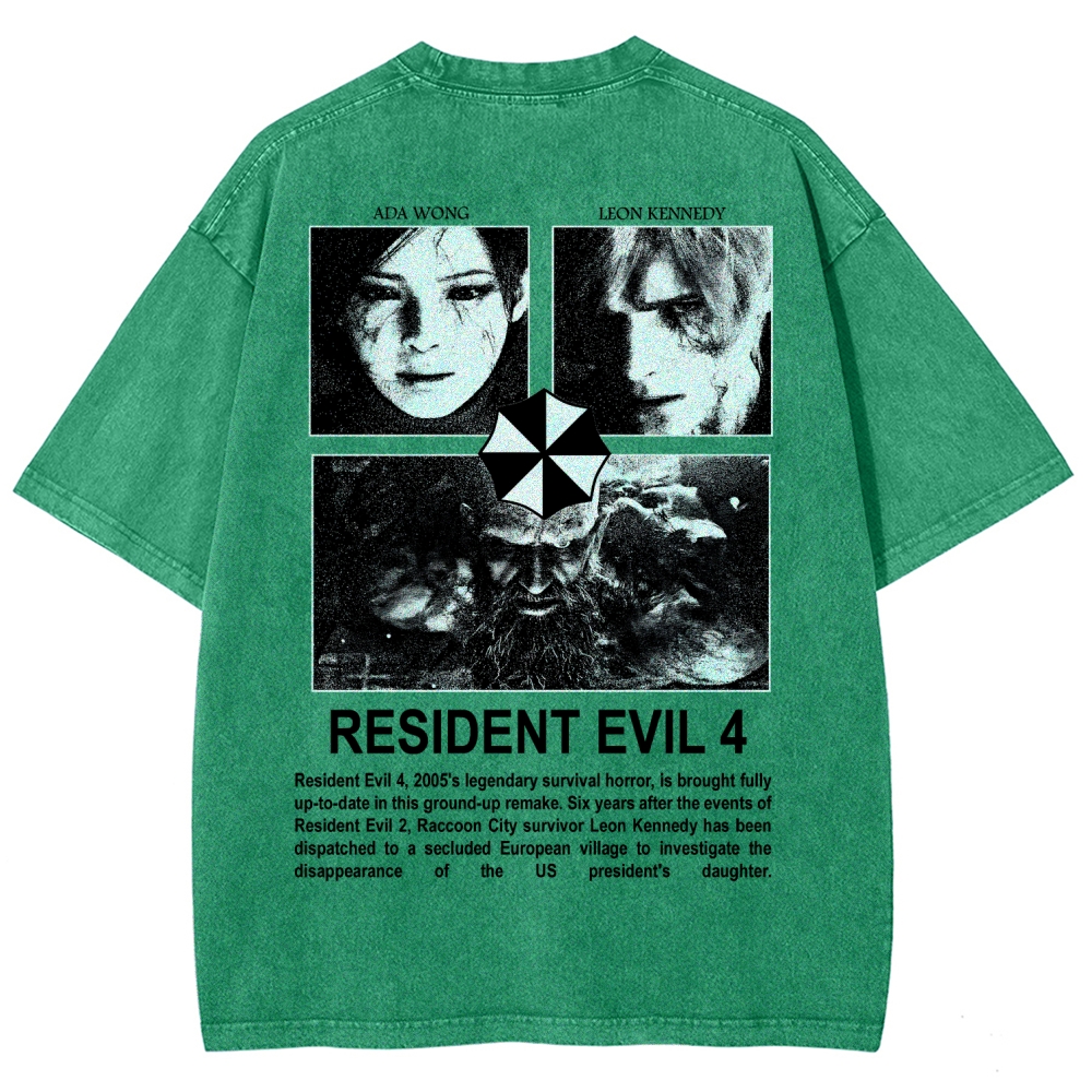 Resident Evil Unisex Fit Washed T-Shirt 2603000576
