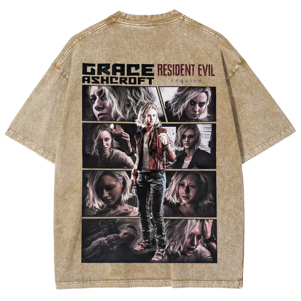Resident Evil Unisex Fit Washed T-Shirt 2603001681