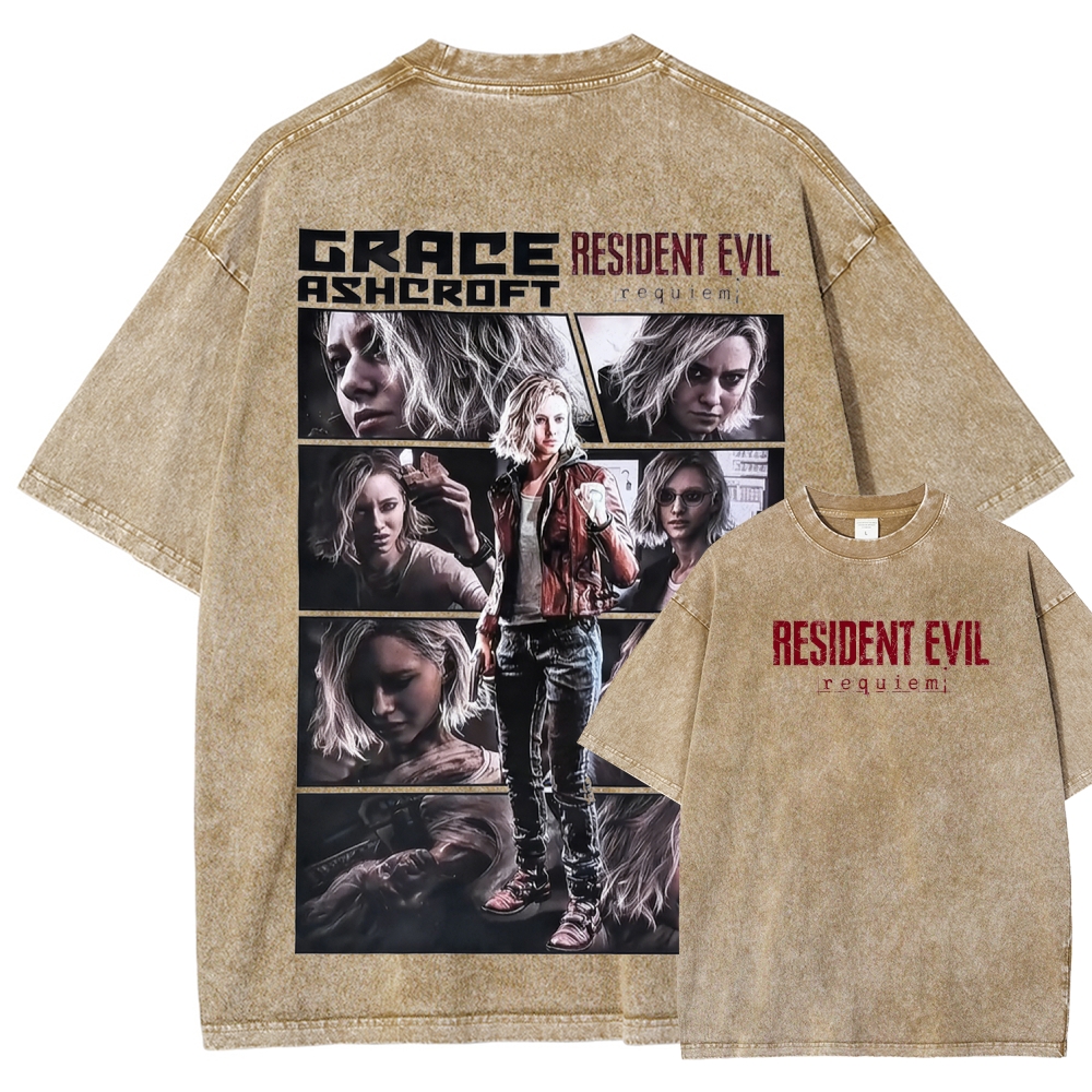 Resident Evil Unisex Fit Washed T-Shirt 2603001681