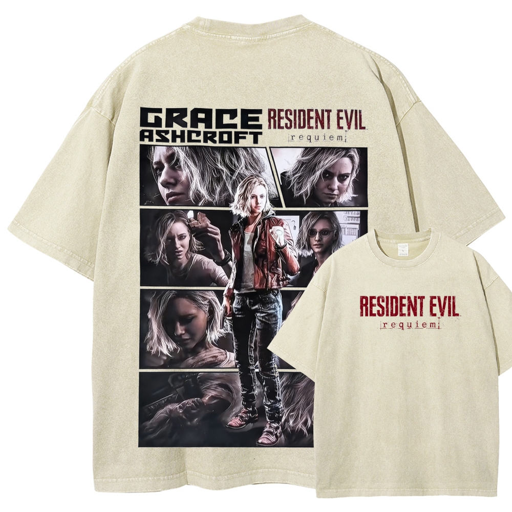 Resident Evil Unisex Fit Washed T-Shirt 2603001681