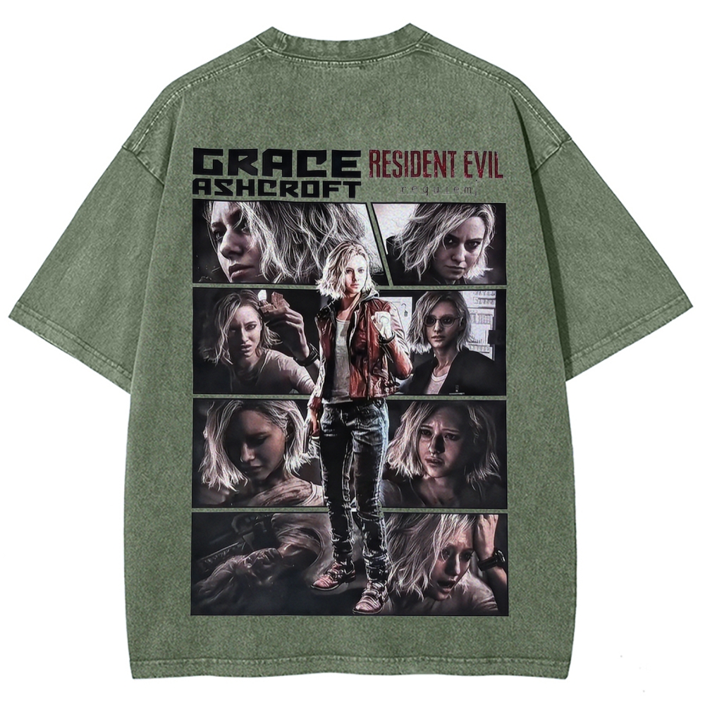 Resident Evil Unisex Fit Washed T-Shirt 2603001681