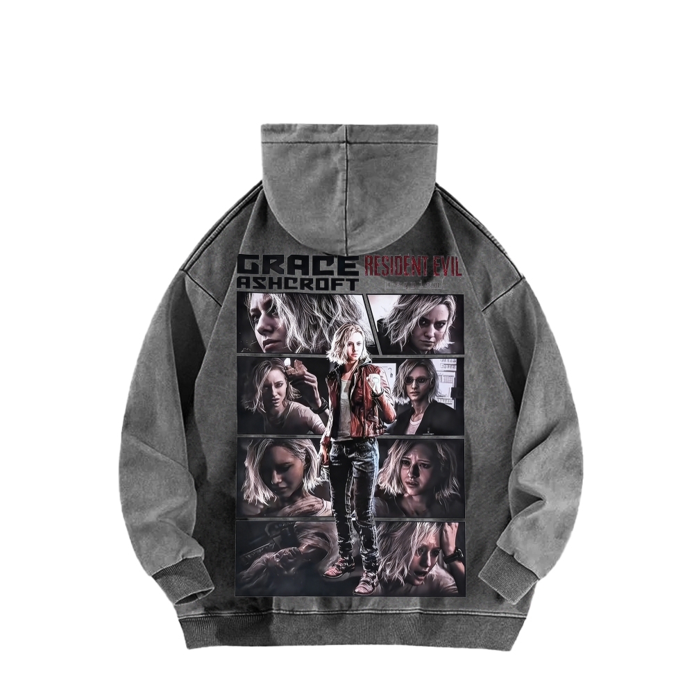 Resident Evil Unisex Washed Hoodie 2603001682