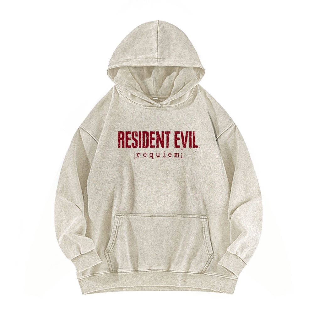 Resident Evil Unisex Washed Hoodie 2603001682
