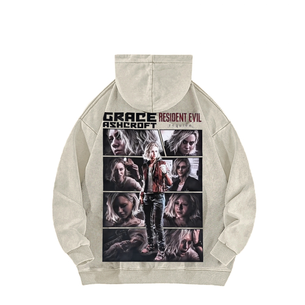 Resident Evil Unisex Washed Hoodie 2603001682