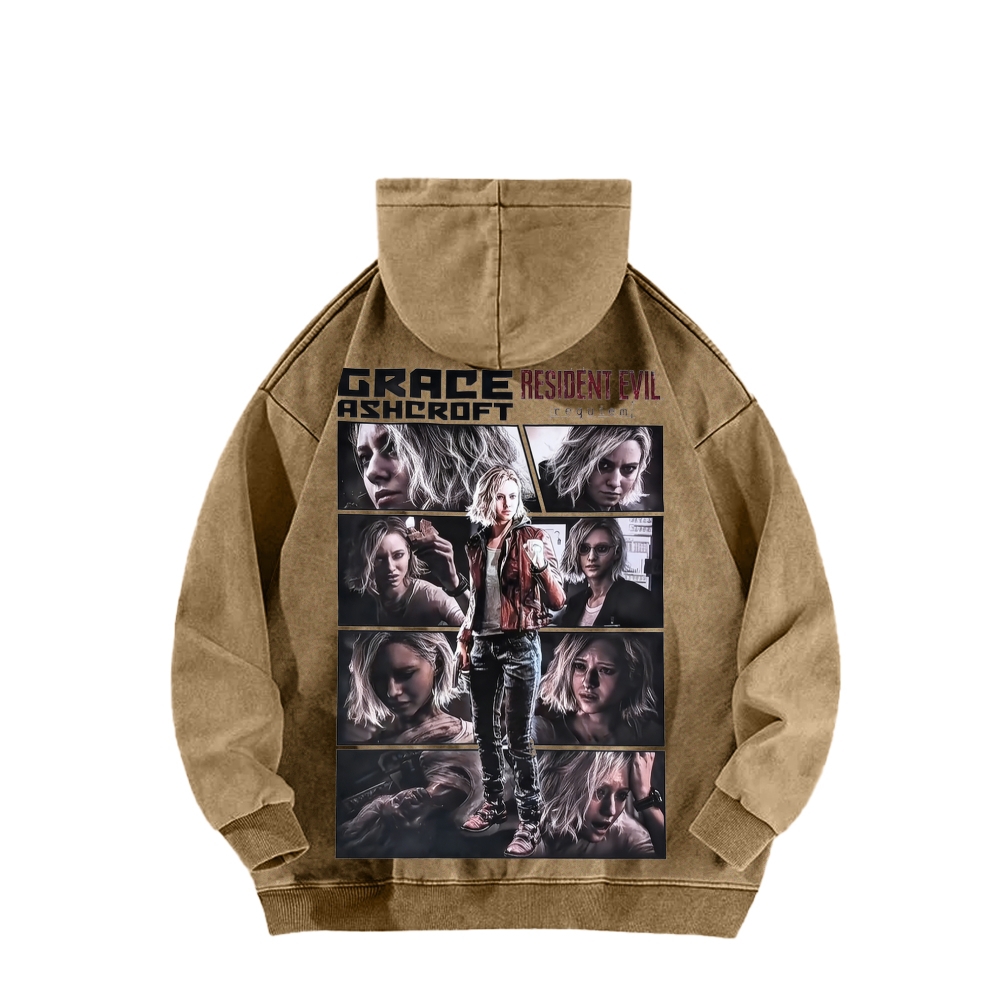 Resident Evil Unisex Washed Hoodie 2603001682