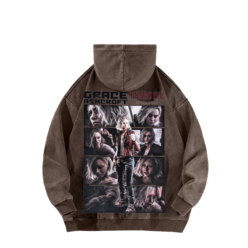 Resident Evil Unisex Washed Hoodie 2603001682