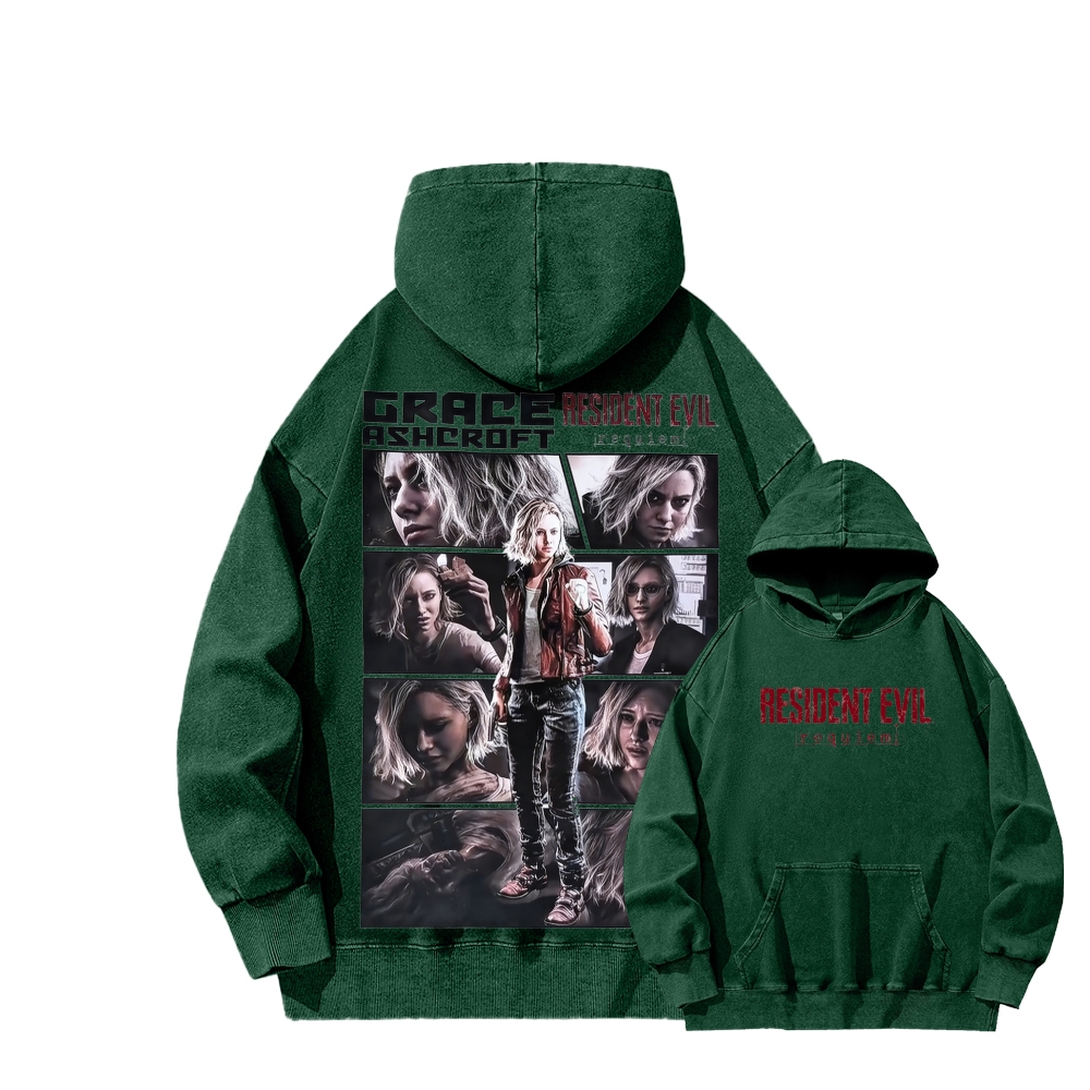 Resident Evil Unisex Washed Hoodie 2603001682