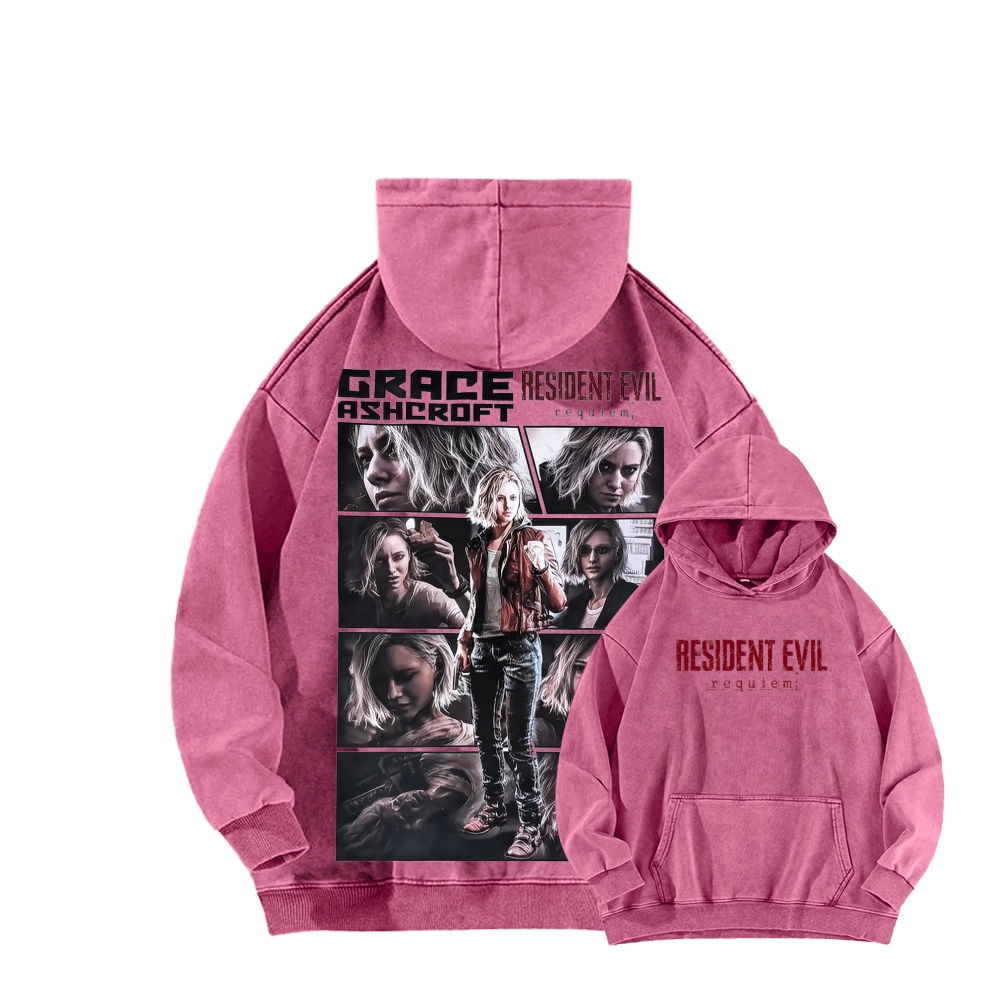 Resident Evil Unisex Washed Hoodie 2603001682