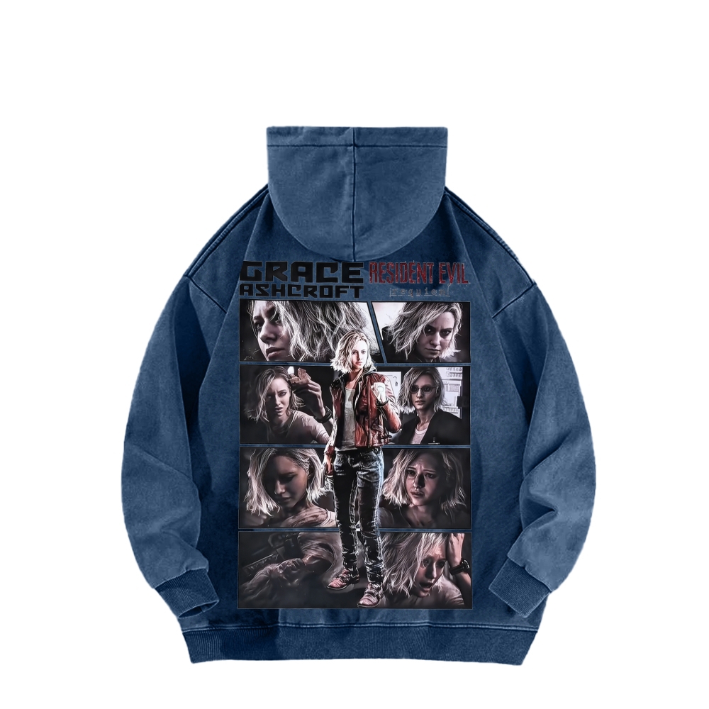 Resident Evil Unisex Washed Hoodie 2603001682