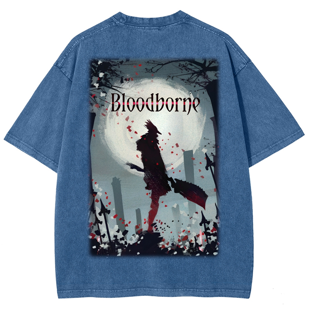 Blood Borne Unisex Fit Washed T-Shirt 2603001826