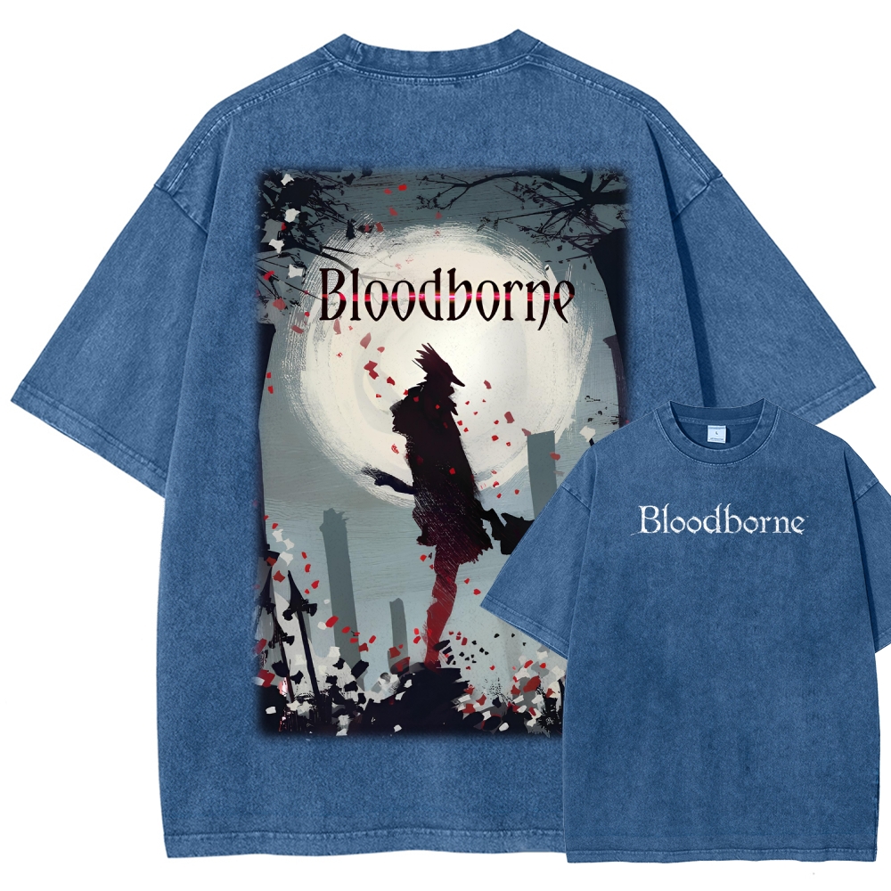 Blood Borne Unisex Fit Washed T-Shirt 2603001826
