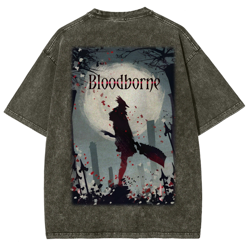 Blood Borne Unisex Fit Washed T-Shirt 2603001826