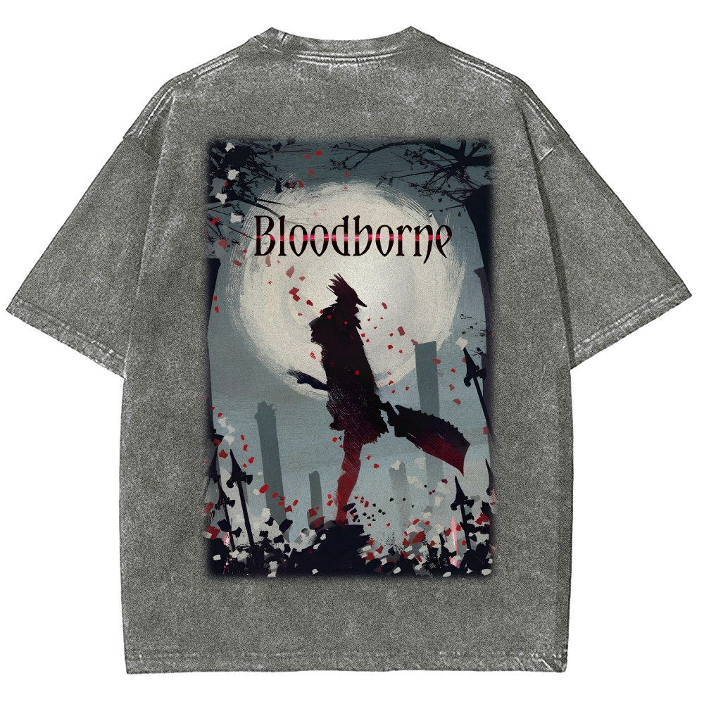Blood Borne Unisex Fit Washed T-Shirt 2603001826