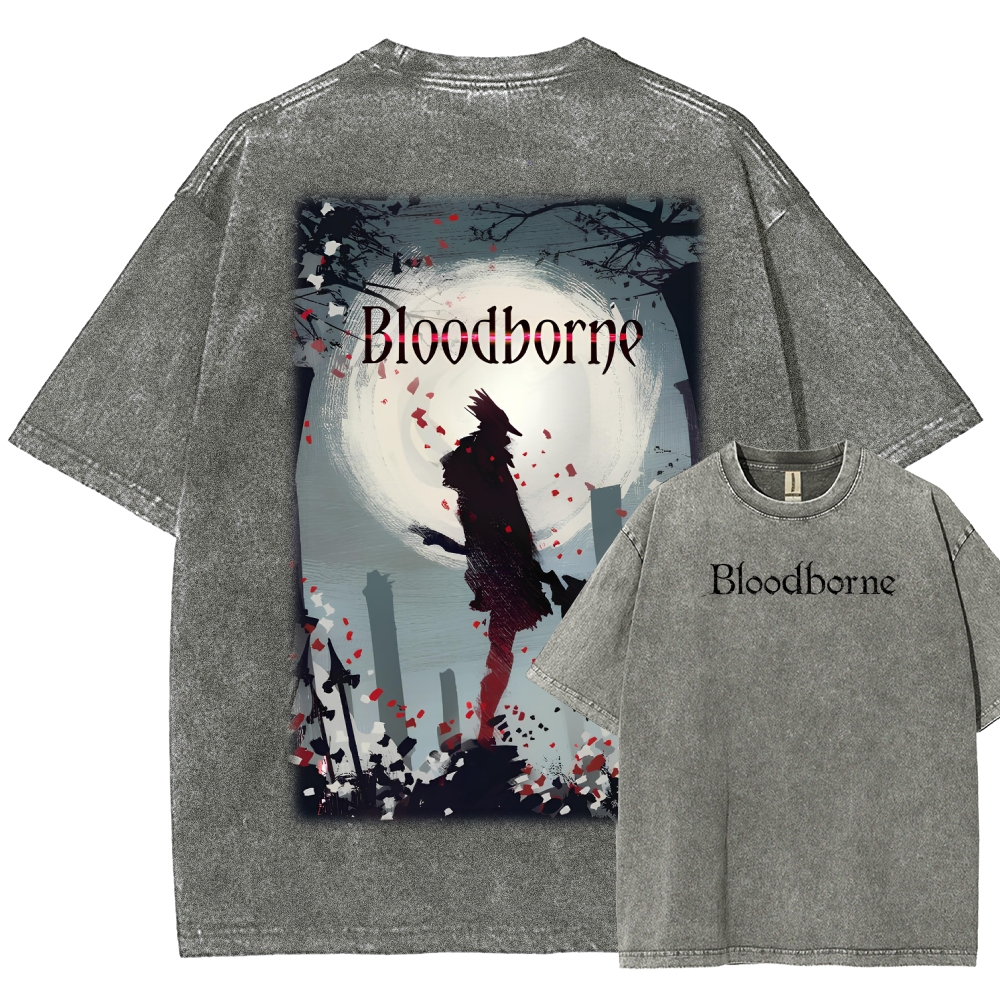 Blood Borne Unisex Fit Washed T-Shirt 2603001826
