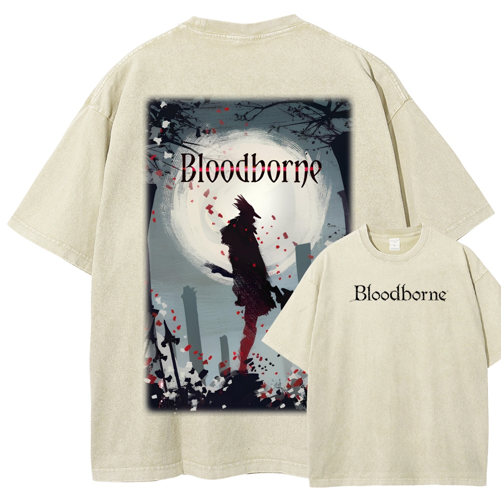 Blood Borne Unisex Fit Washed T-Shirt 2603001826