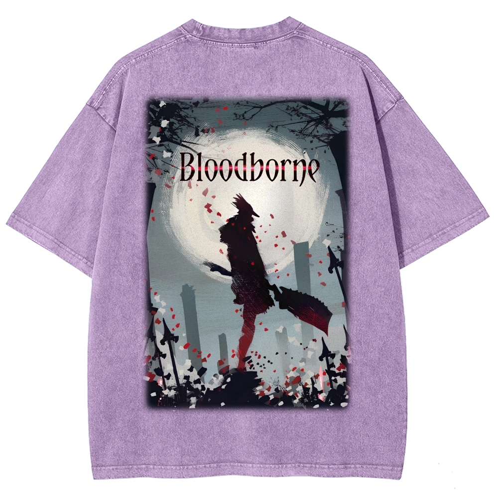 Blood Borne Unisex Fit Washed T-Shirt 2603001826