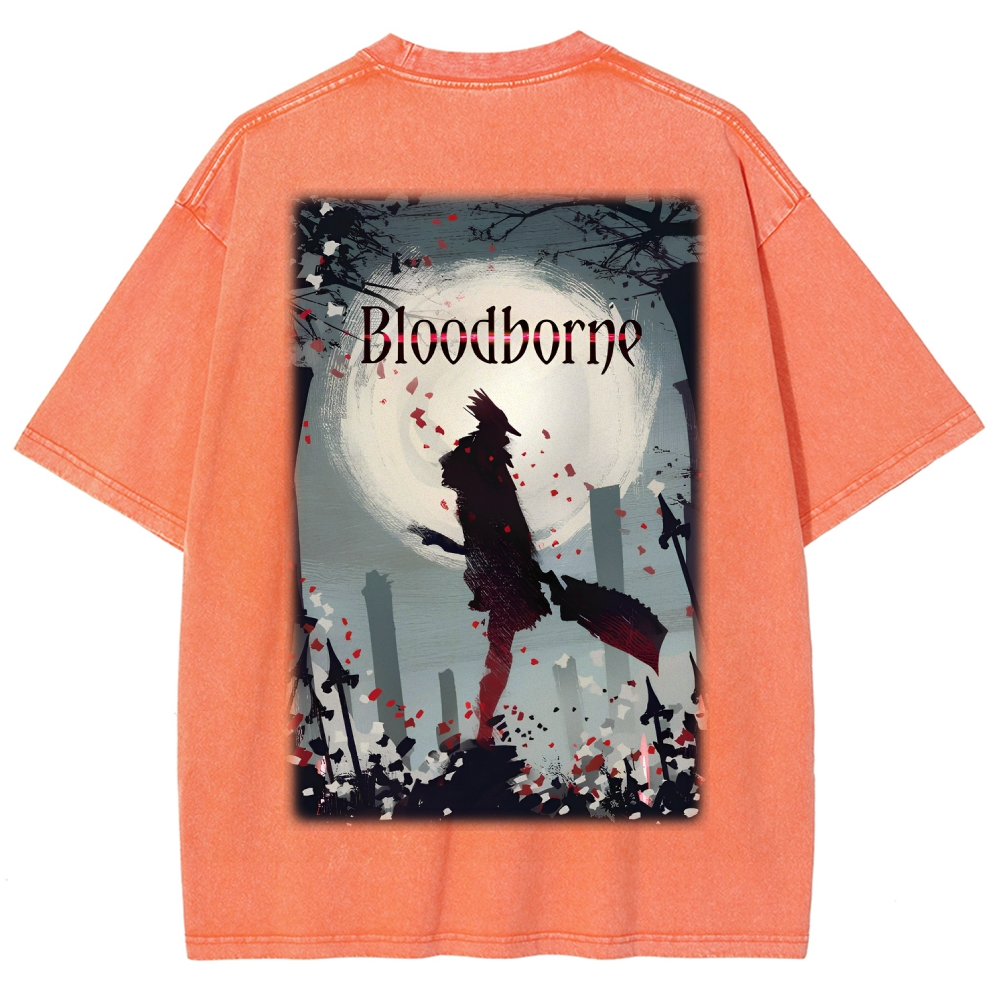 Blood Borne Unisex Fit Washed T-Shirt 2603001826