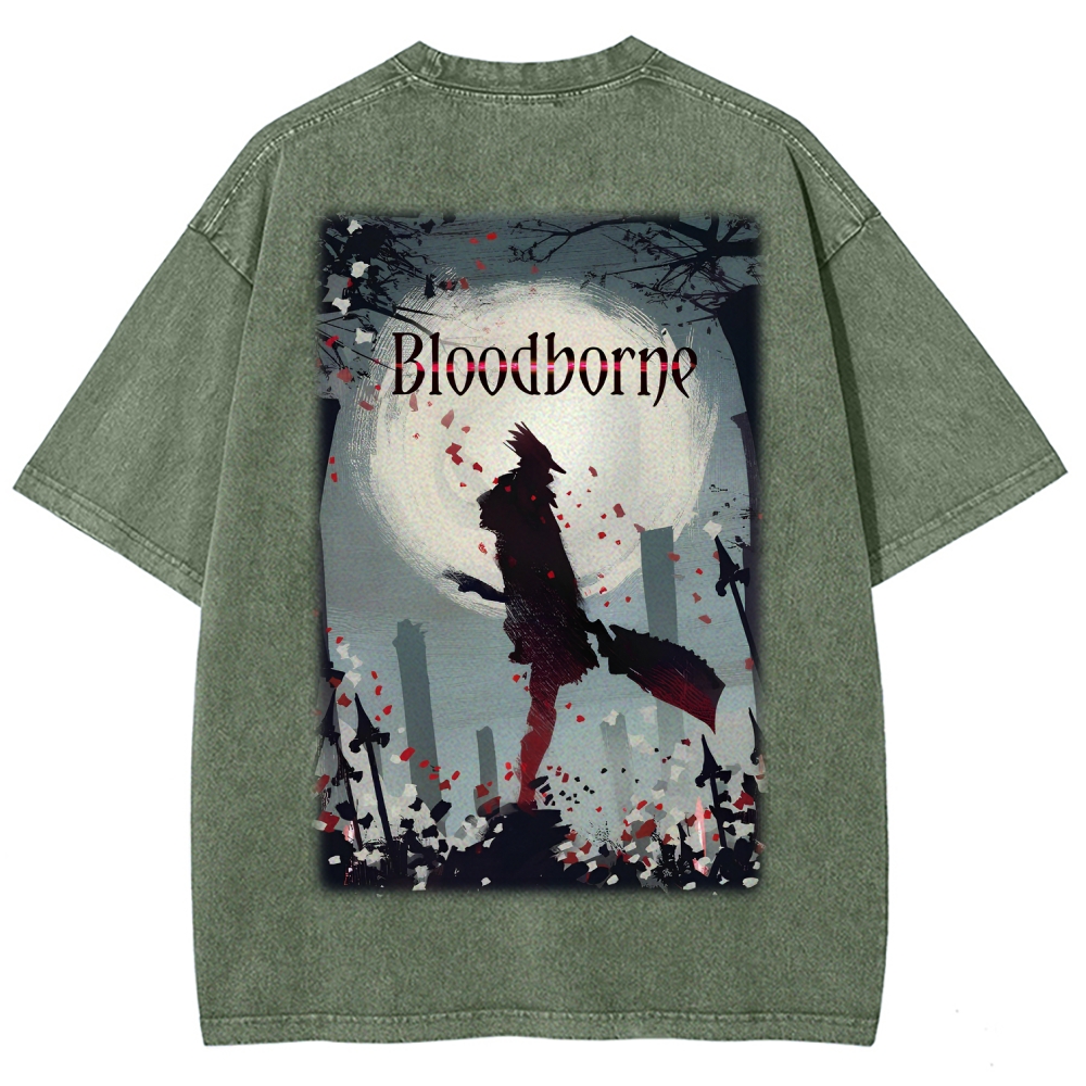 Blood Borne Unisex Fit Washed T-Shirt 2603001826