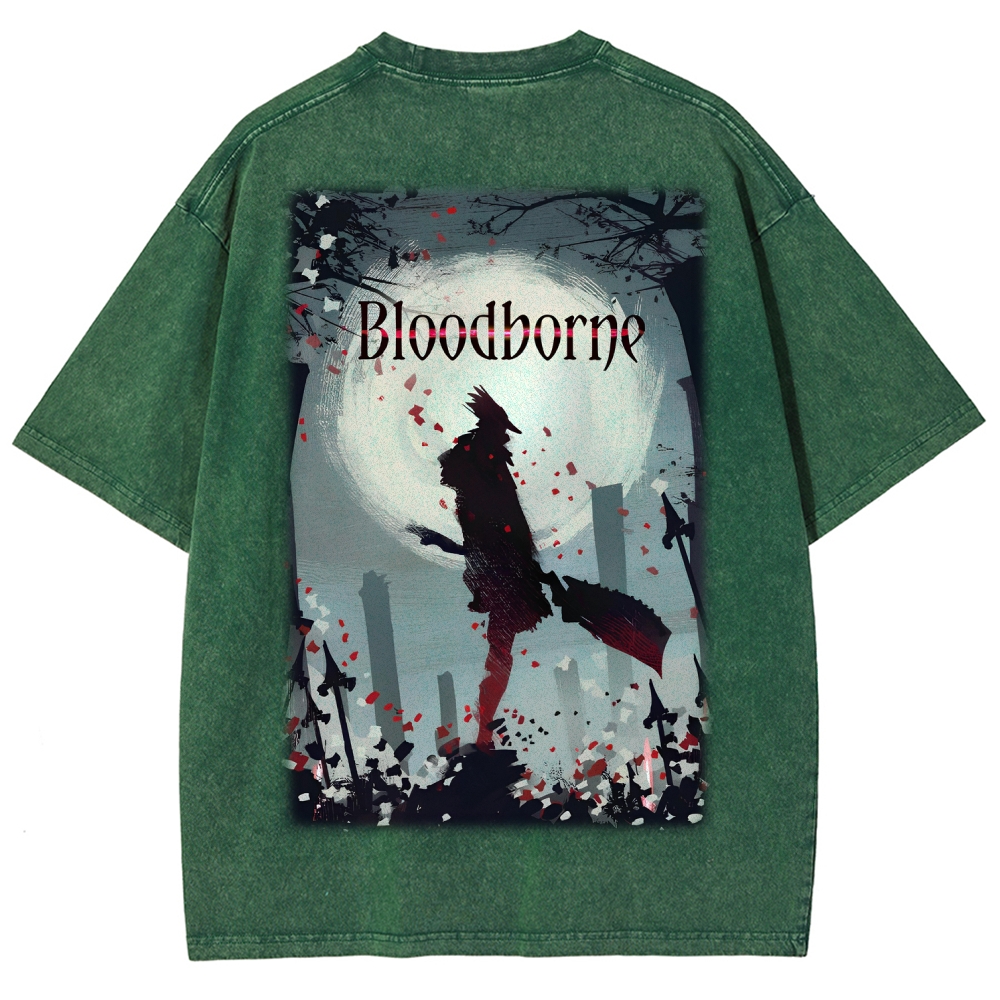 Blood Borne Unisex Fit Washed T-Shirt 2603001826