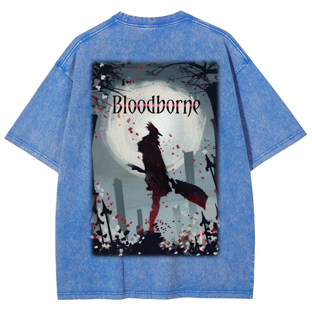 Blood Borne Unisex Fit Washed T-Shirt 2603001826