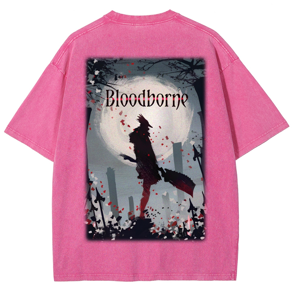 Blood Borne Unisex Fit Washed T-Shirt 2603001826