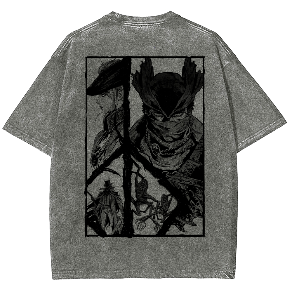 Blood Borne Unisex Fit Washed T-Shirt 2603001853