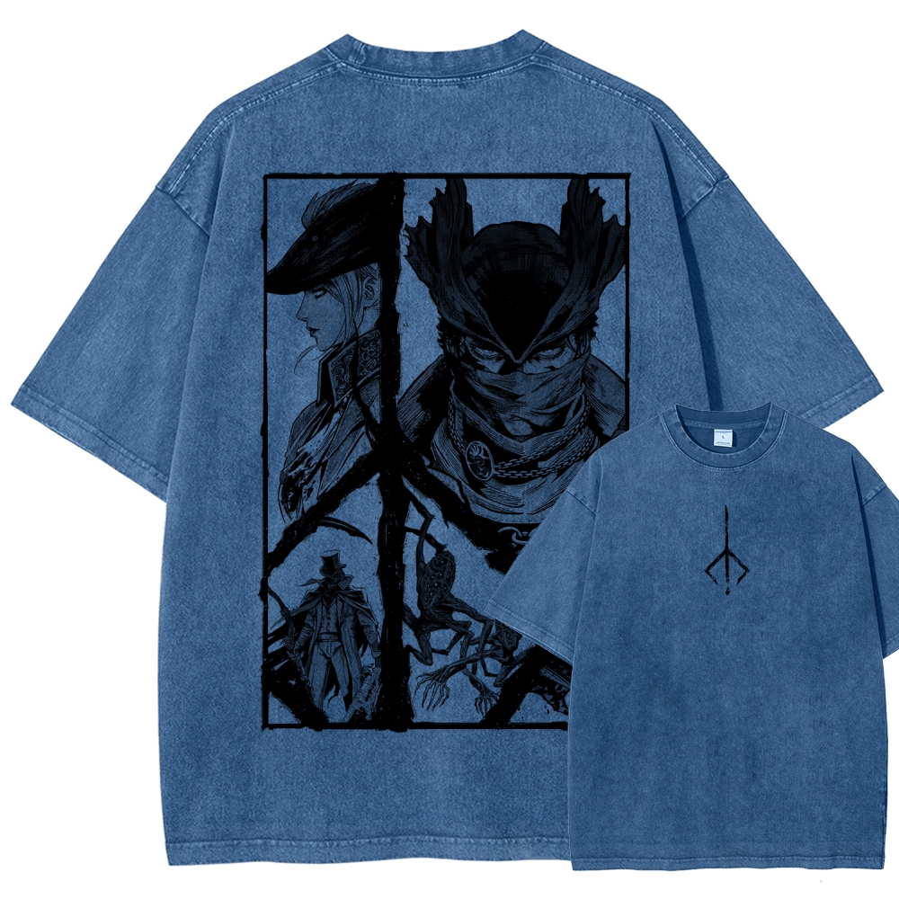 Blood Borne Unisex Fit Washed T-Shirt 2603001853