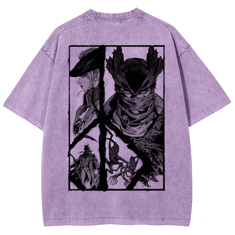 Blood Borne Unisex Fit Washed T-Shirt 2603001853