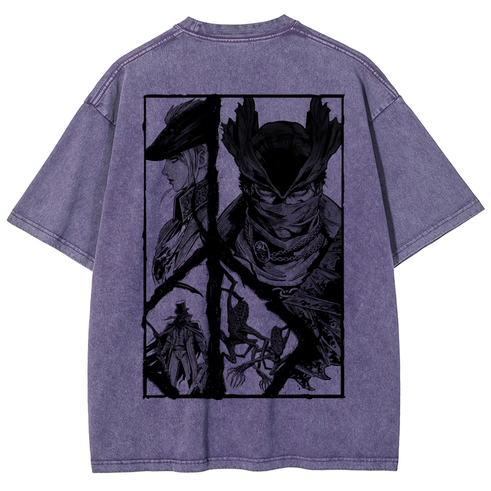 Blood Borne Unisex Fit Washed T-Shirt 2603001853