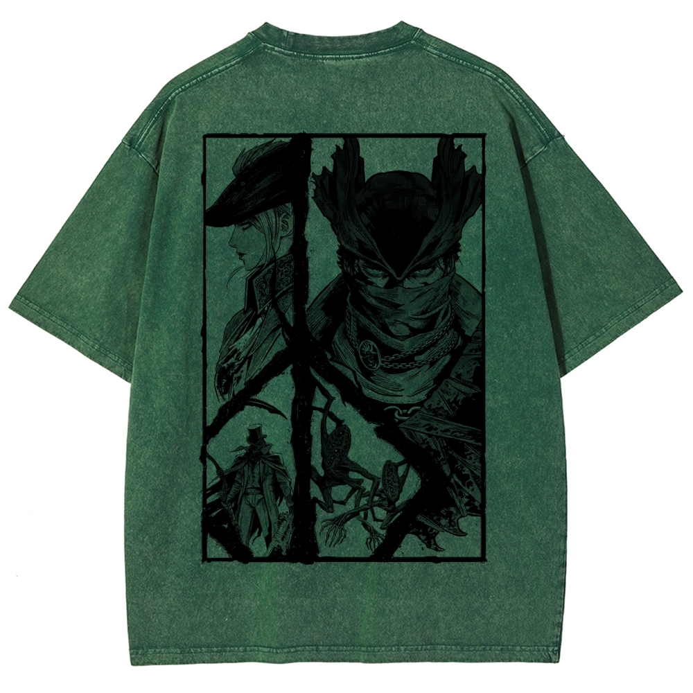 Blood Borne Unisex Fit Washed T-Shirt 2603001853