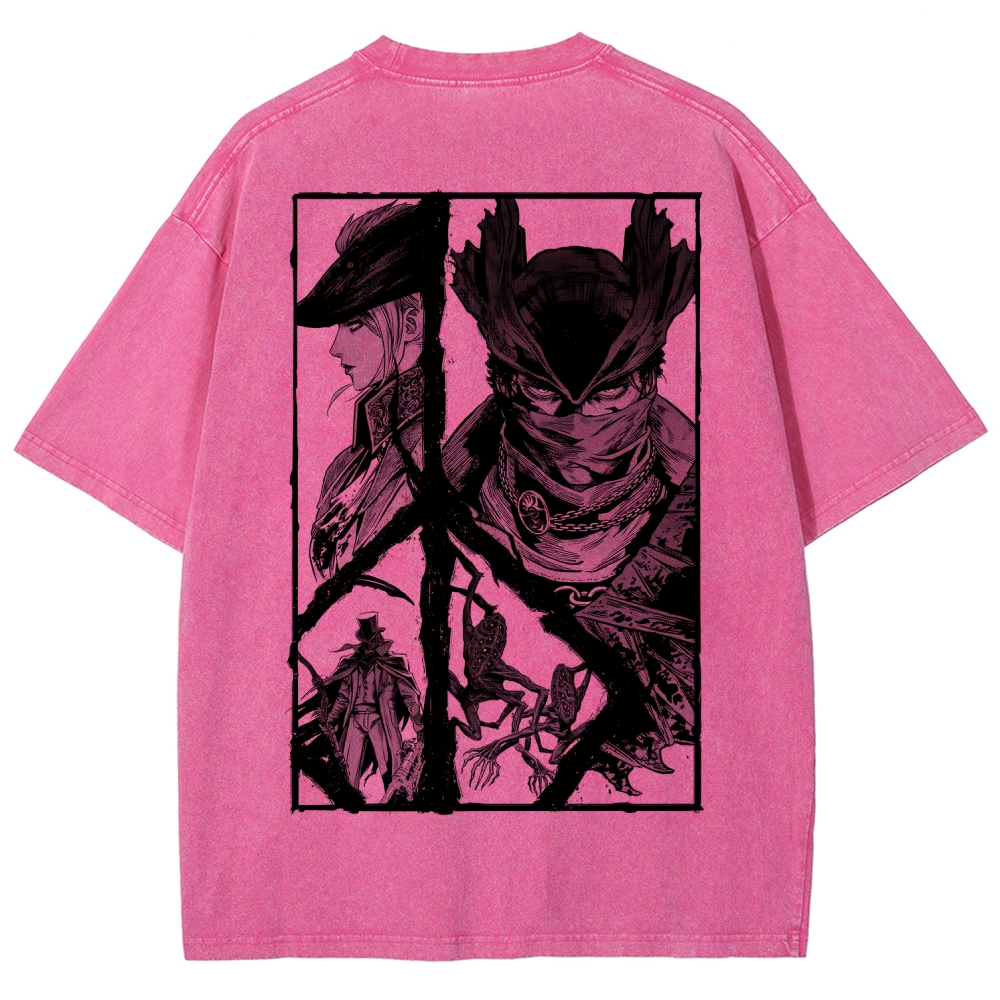 Blood Borne Unisex Fit Washed T-Shirt 2603001853