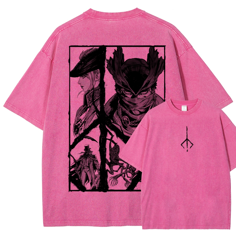 Blood Borne Unisex Fit Washed T-Shirt 2603001853