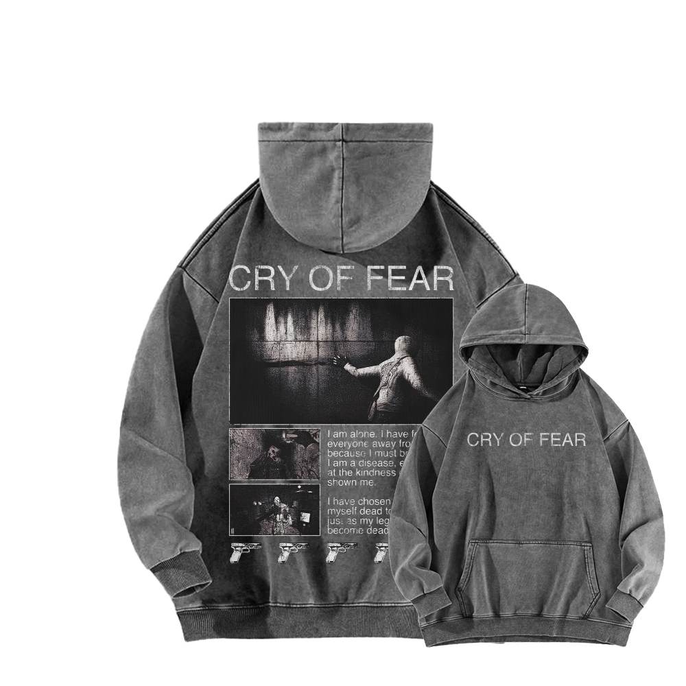 Cry of Fear Unisex Washed Hoodie 2603002471