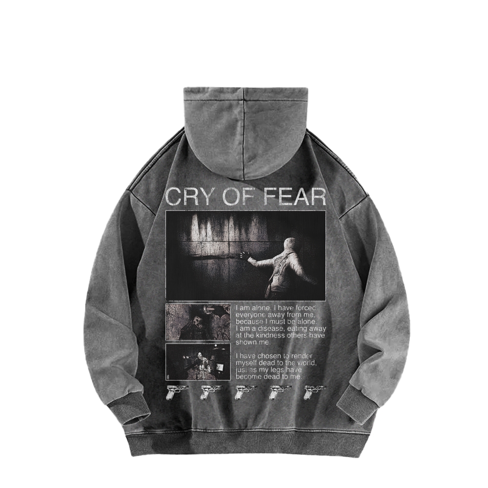 Cry of Fear Unisex Washed Hoodie 2603002471