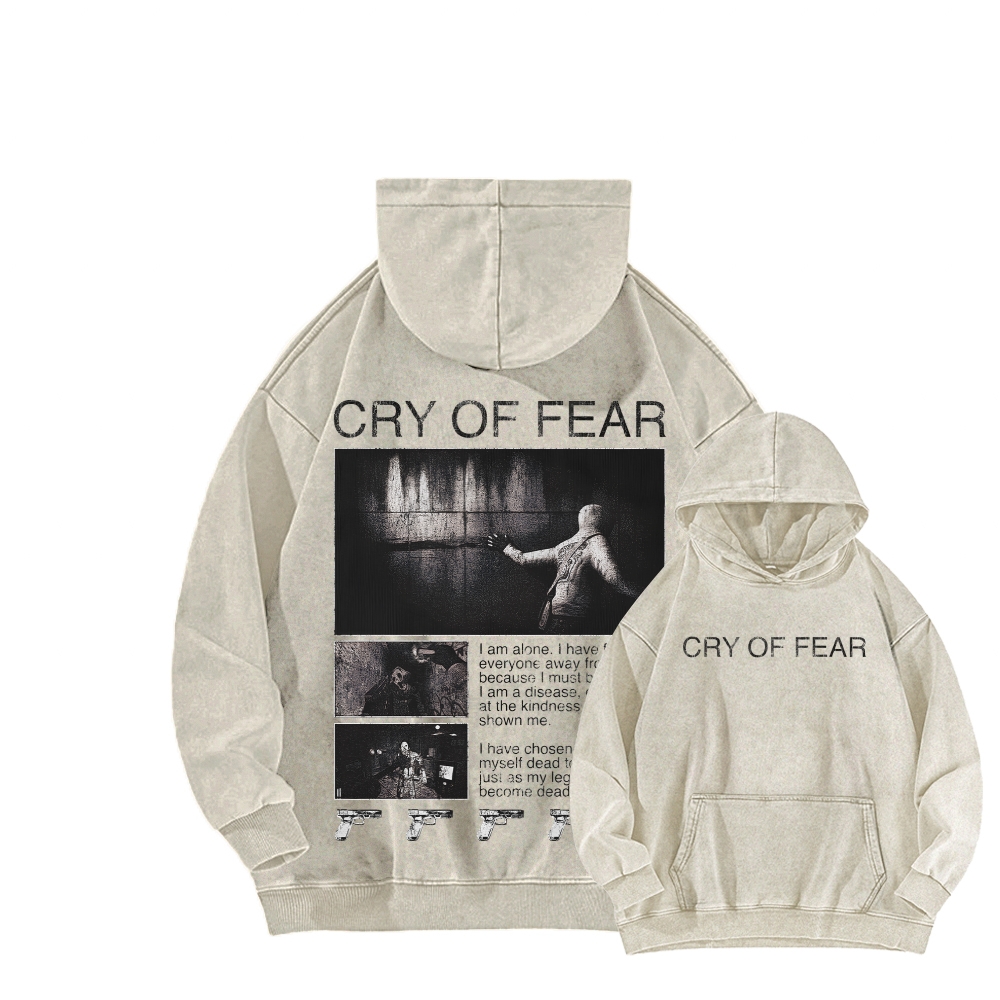 Cry of Fear Unisex Washed Hoodie 2603002471