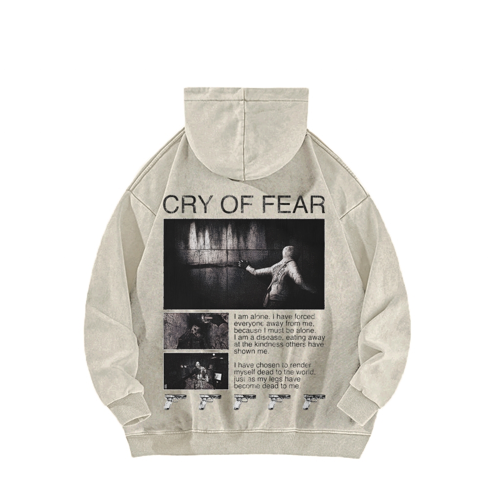 Cry of Fear Unisex Washed Hoodie 2603002471
