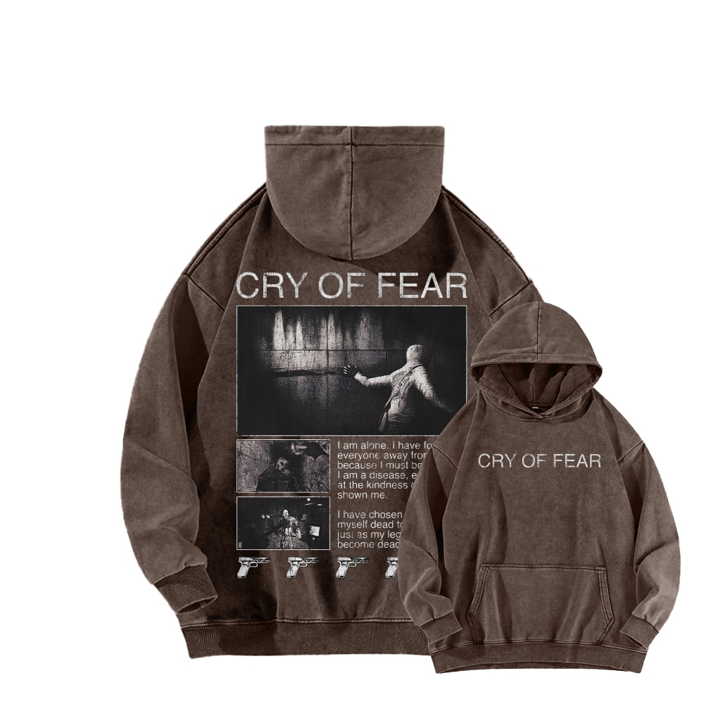 Cry of Fear Unisex Washed Hoodie 2603002471