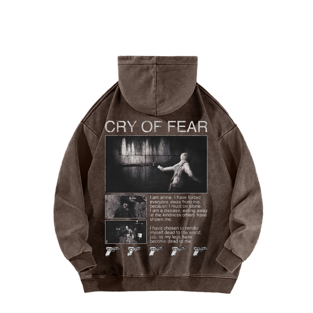 Cry of Fear Unisex Washed Hoodie 2603002471