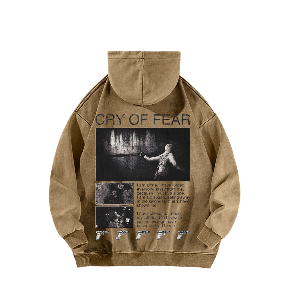 Cry of Fear Unisex Washed Hoodie 2603002471