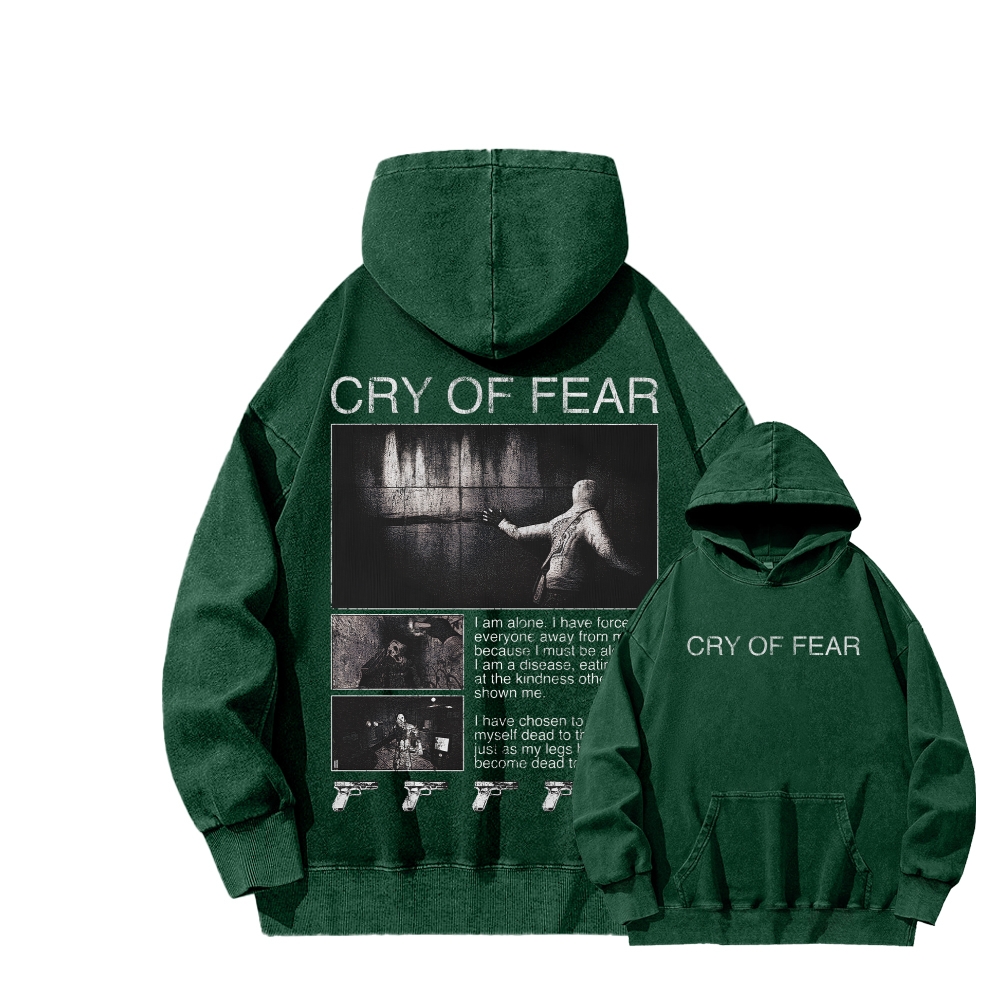 Cry of Fear Unisex Washed Hoodie 2603002471