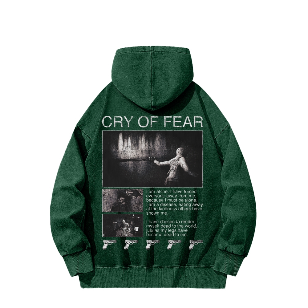 Cry of Fear Unisex Washed Hoodie 2603002471