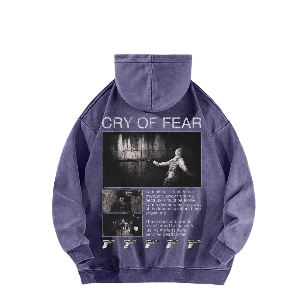 Cry of Fear Unisex Washed Hoodie 2603002471