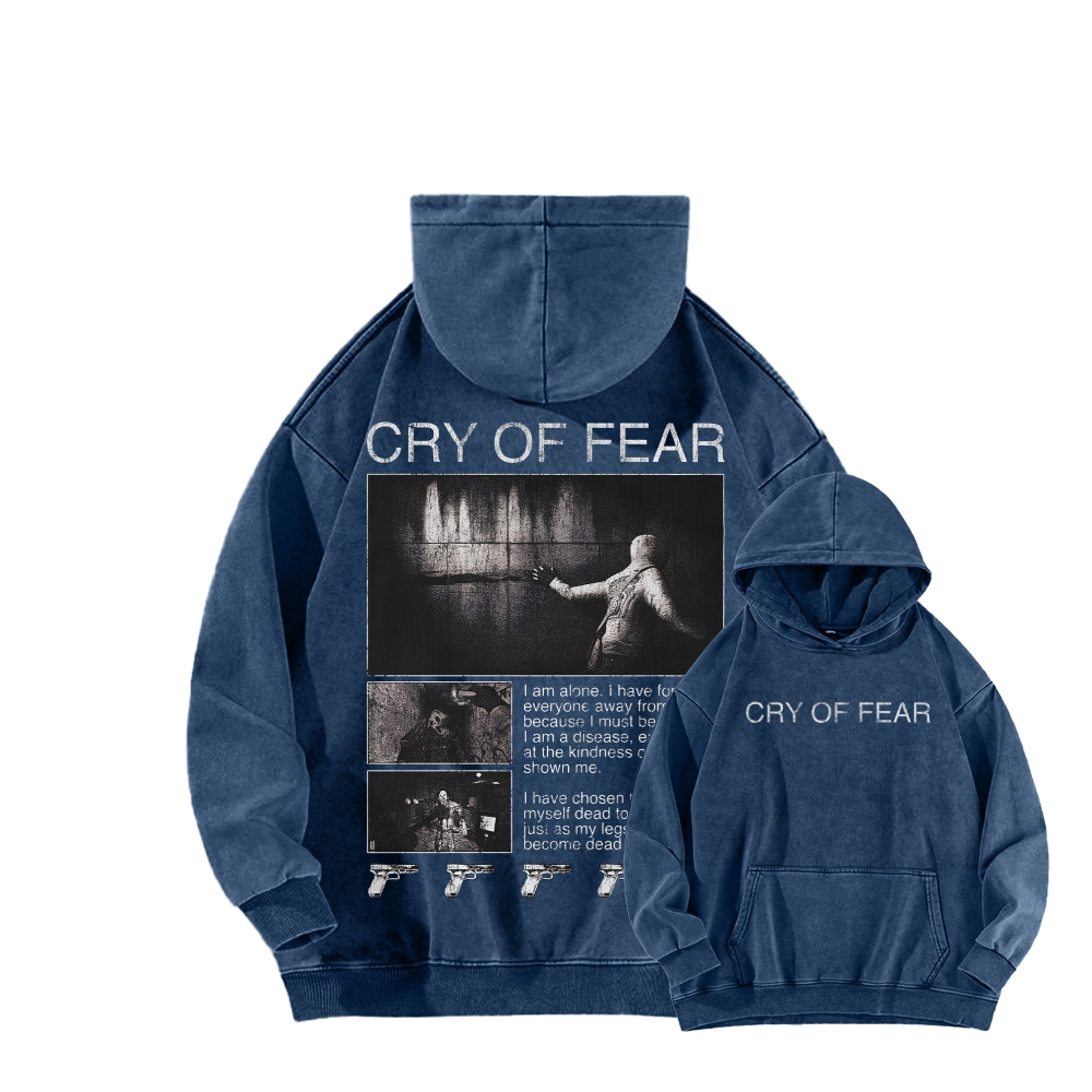Cry of Fear Unisex Washed Hoodie 2603002471