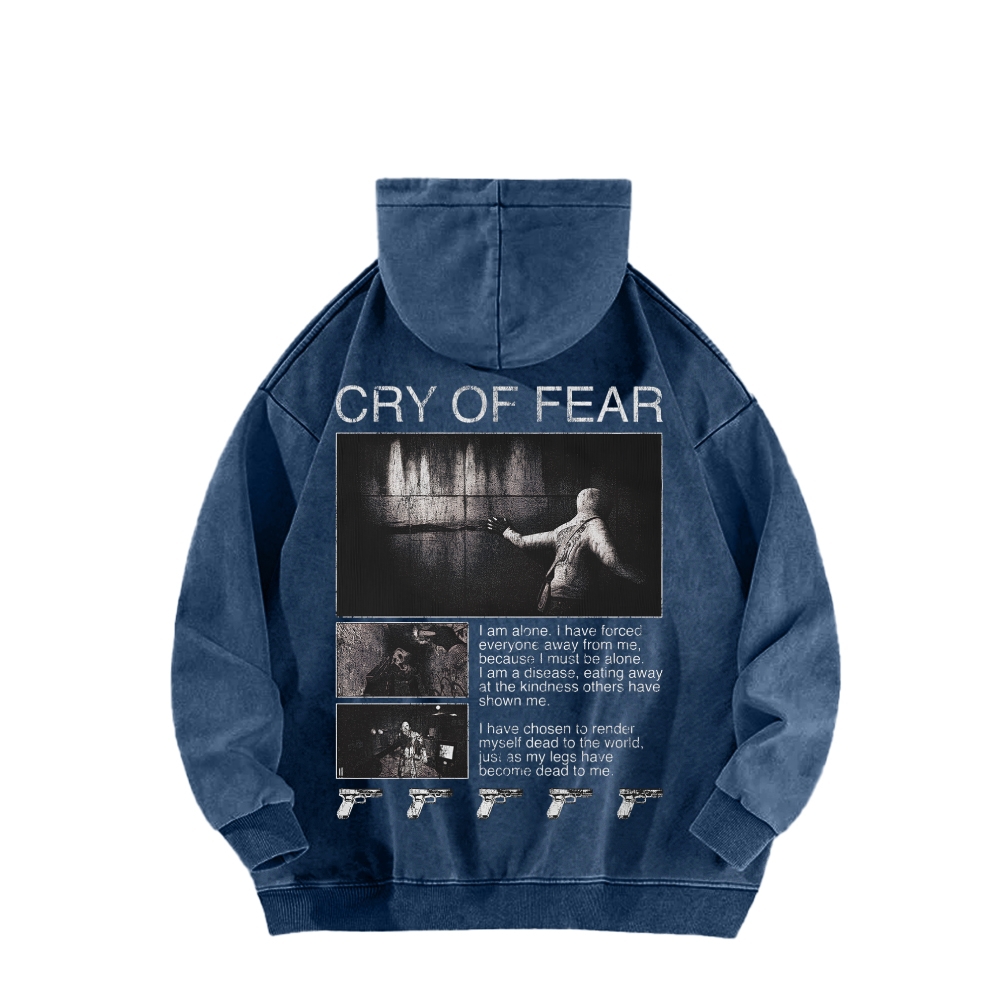 Cry of Fear Unisex Washed Hoodie 2603002471