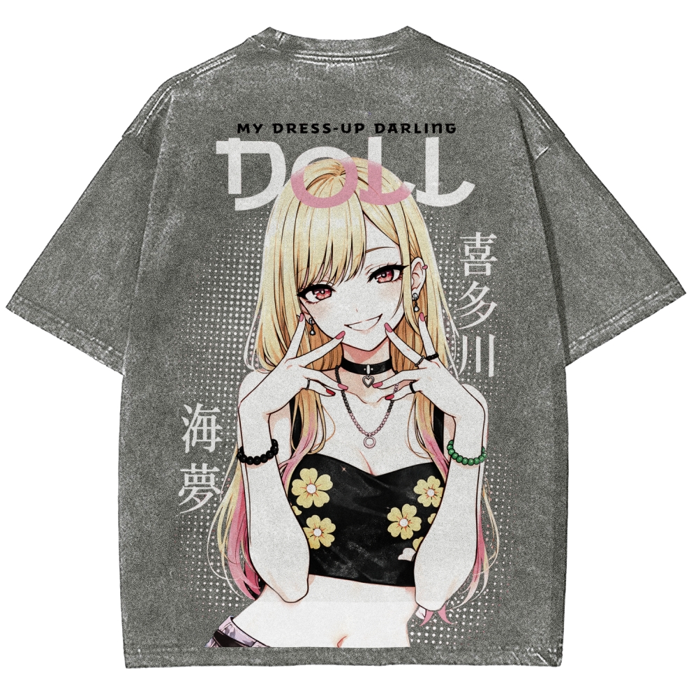 My Dress-Up Darling Marin KitagawaUnisex Fit Washed T-Shirt 2603002868