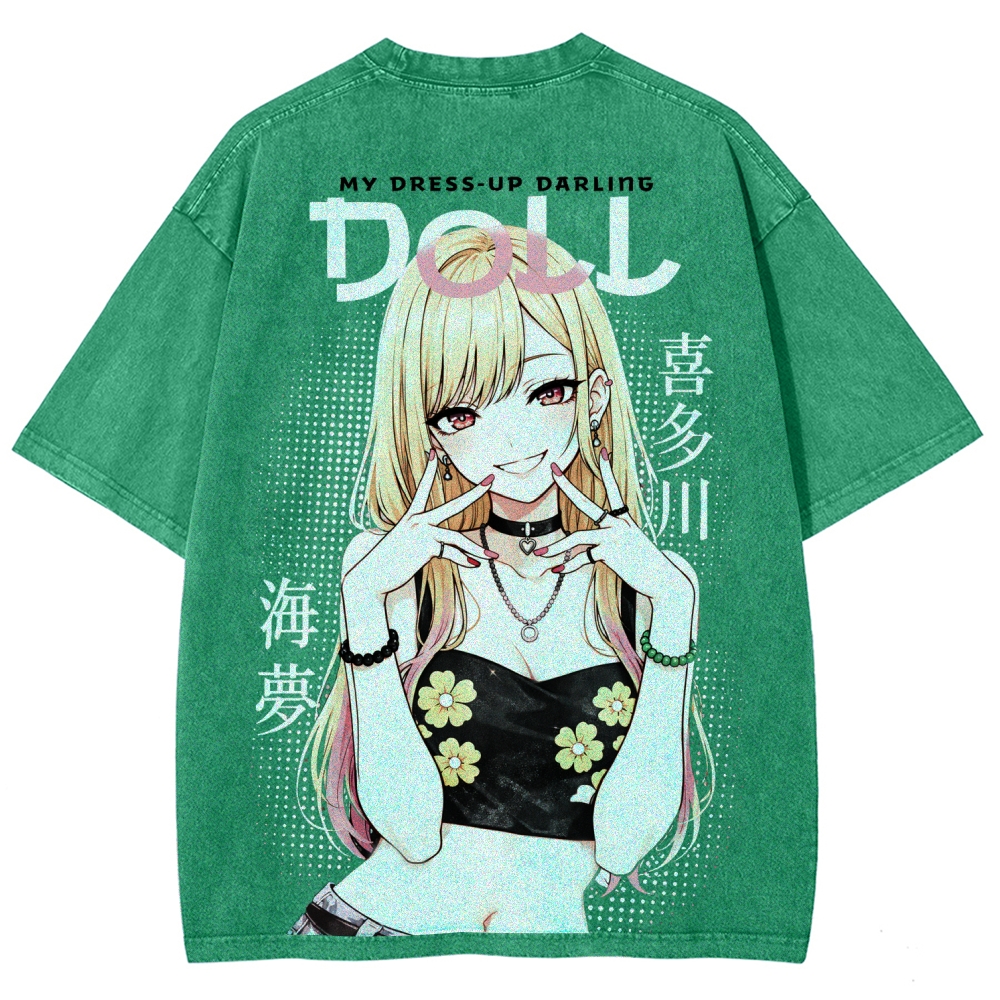 My Dress-Up Darling Marin KitagawaUnisex Fit Washed T-Shirt 2603002868