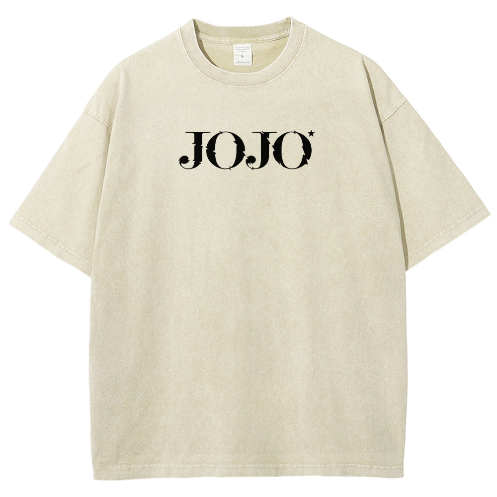 JoJo's Bizarre Adventure Unisex Fit Washed T-Shirt 2603003248