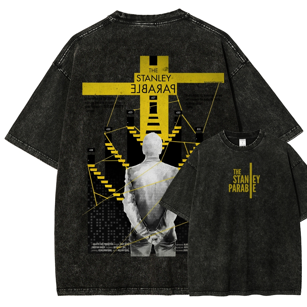The Stanley Parable Unisex Fit Washed T-Shirt 2603003260