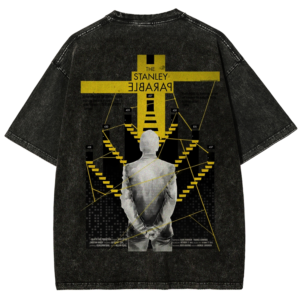 The Stanley Parable Unisex Fit Washed T-Shirt 2603003260