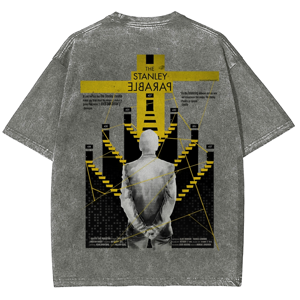 The Stanley Parable Unisex Fit Washed T-Shirt 2603003260